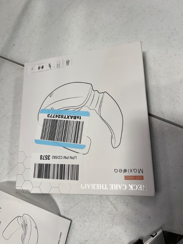 Photo 2 of Auxoliev Neck Massager with Heat,FSA and HSA Eligible Item,Portable Deep Tissue Trigger Point Massager for Neck Pain Relief,10 Modes 50 Intensities