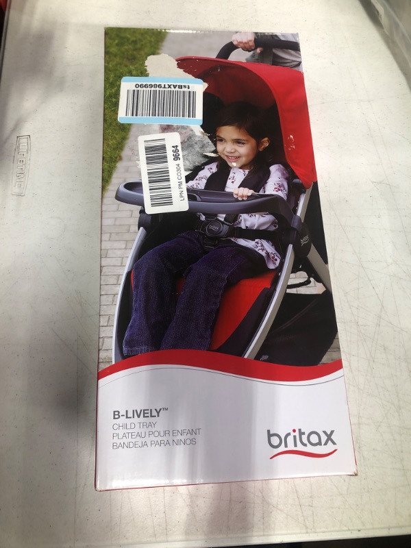 Photo 2 of Britax Child Tray for Single B-Lively Strollers, Black