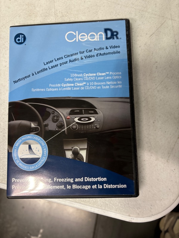 Photo 3 of Digital Innovations CleanDr for Car Audio & Video Laser Lens Cleaner + Allsop CD and DVD FastWipes Car Audio & Video Cleaner + FastWipes