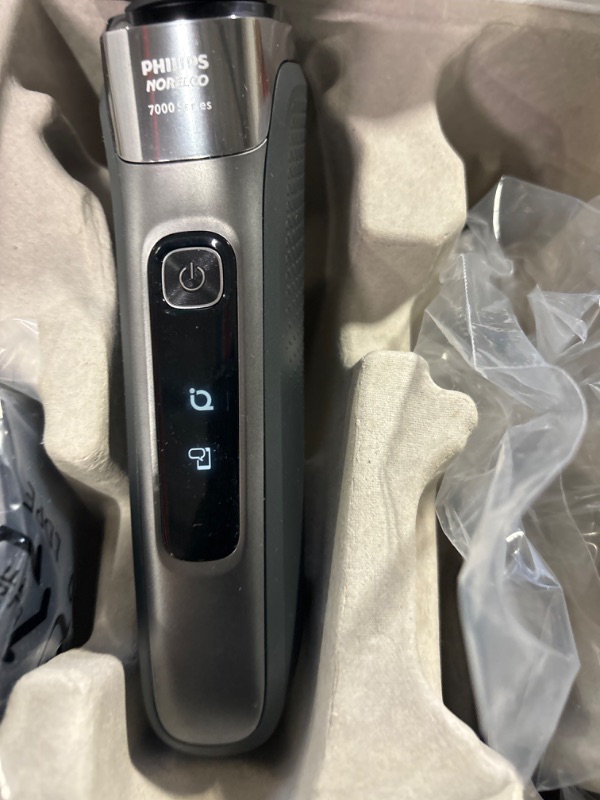 Photo 2 of Philips Norelco Shaver 7200, Rechargeable Wet & Dry Electric Shaver with SenseIQ Technology and Pop-up Trimmer S7887/82 Multi 7000 Series