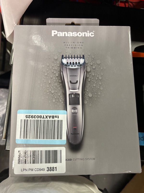 Photo 3 of Panasonic Multi-Groomer Men’s Trimmer for Beard, Hair and Body, 39 Trim Length Settings with 3 Attachments, Corded/Cordless Operation – ER-GB80-S (Silver) Beard + Hair + Body & 0.5-20mm hair length