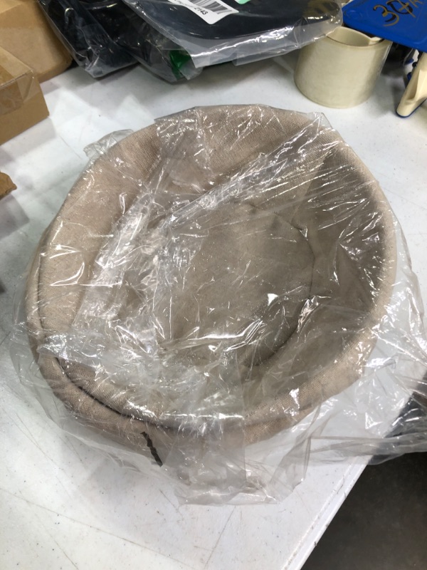 Photo 2 of Bread Proofing Baskets Set of 2 8.5 inch Round Dough Proofing Bowls w/Liners Perfect for Home Sourdough Bakers Baking