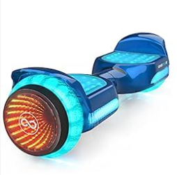 Photo 1 of ***NON FUNCTIONAL//SOLD AS PARTS*** 
Gyroor Hoverboard G11 Newest Flash Light with 500W Motor & Flytraks hoverboard seat attachment