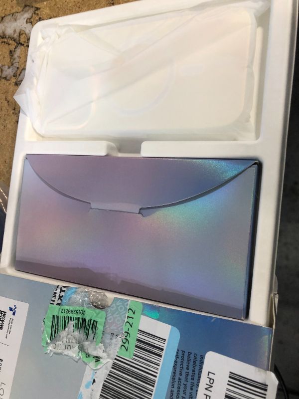 Photo 4 of LONLI Hue - for iPhone 15 Pro Case [Compatible with Magsafe] - Holographic Iridescent - [10FT Drop Protection] [4 Airbag Cushioned Corners] - Cute, Unique and Aesthetic (2023) iPhone 15 Pro Holographic Iridescent