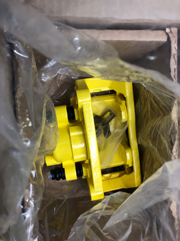 Photo 3 of Power Stop Rear S4836YLW Pair of High-Temp Yellow Powder Coated Calipers