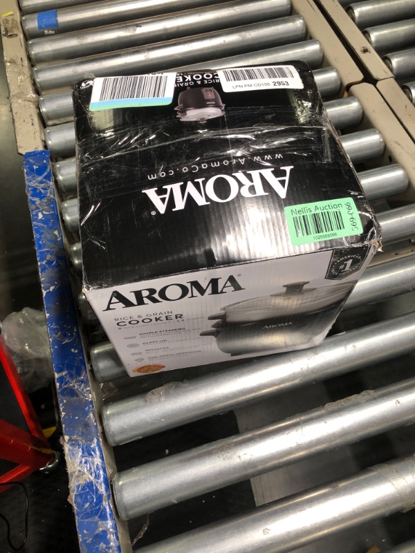 Photo 3 of Aroma Housewares 1.5Qt. Rice & Grain Cooker (ARC-363NGB),Black,6-Cup Cooked / 3-Cup Uncooked
