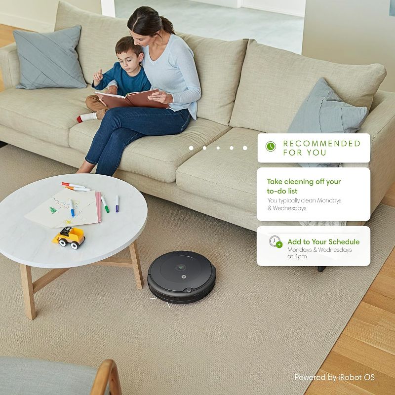 Photo 3 of iRobot Roomba 692 Robot Vacuum - Wi-Fi Connectivity, Personalized Cleaning Recommendations, Works with Alexa, Good for Pet Hair, Carpets, Hard Floors, Self-Charging 