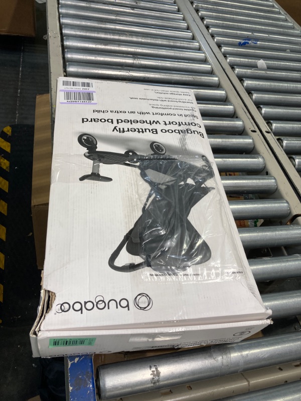 Photo 1 of Bugaboo Butterfly Comfort Wheeled Board +, Compatible with Bugaboo Butterfly Pushchair, Buggy Board with Removable Seat for Toddlers, Sit and Stand Option and Flexible Board Position