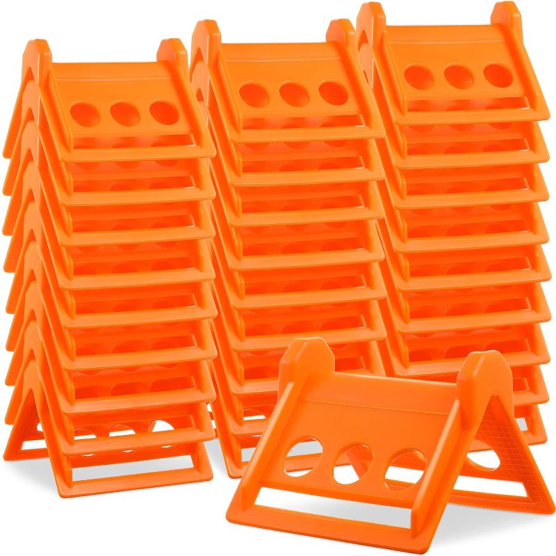 Photo 1 of 60 Pcs Tie Down Strap Protectors Orange Flatbed Corner Guard Plastic Cargo Edge Protector for Up to 4 Inch Straps, Cargo Corner Protector for Trucks Shipping Prevent Damage to Cargo Edges and Straps****USED*** 