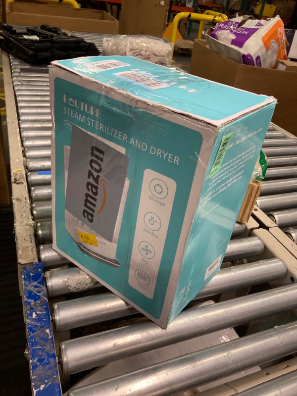 Photo 1 of Baby Bottle Sterilizer, 6-in-1 HAUTURE Bottle Sterilizer and Dryer, Electric Steam Bottle Sanitizer for Baby stuffs, Baby Bottles & Breast Pump Accessories