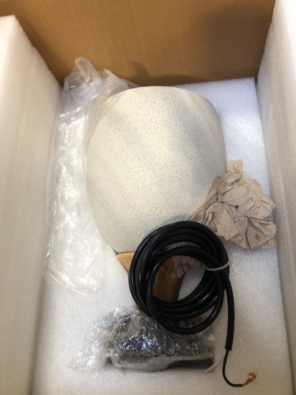 Photo 1 of Concrete Pendant Light with Wooden, Triac Dimming E26 Hanging Light for Restaurant Bar, Modern Industrial Hanging Cement Pendant Lighting Fixture for Kitchen Island Dinning Room Bedroom 3-Pack