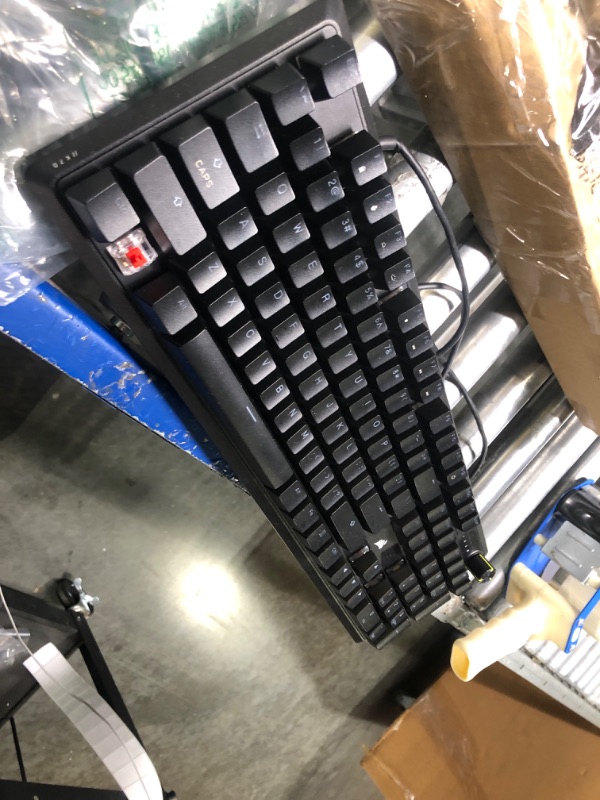 Photo 3 of CORSAIR K70 CORE RGB Mechanical Gaming Keyboard - Pre-lubricated Corsair MLX Red Linear Keyswitches - Sound Dampening - Media Control Dial - iCUE Compatible - QWERTY NA Layout - Black
