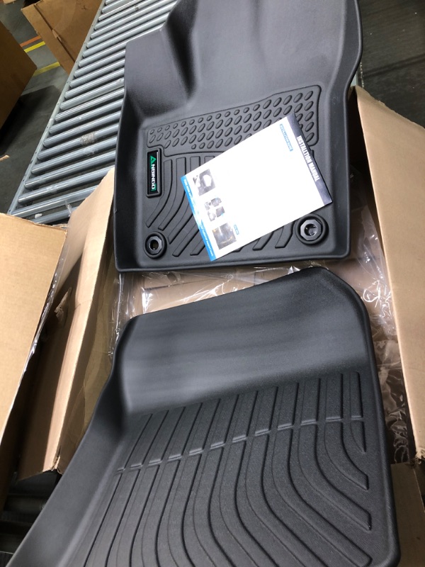 Photo 3 of ANBINGO Floor Mats Custom Fit for 2022-2016 Toyota Prius &Prius Prime All Weather Protection TPE Heavy Duty Non-Slip Automotive Floor Liner Fits Front& 2nd Row Floor Liner Full Set Accessories, Black Toyota Prius&Prius Prime 2016-2022