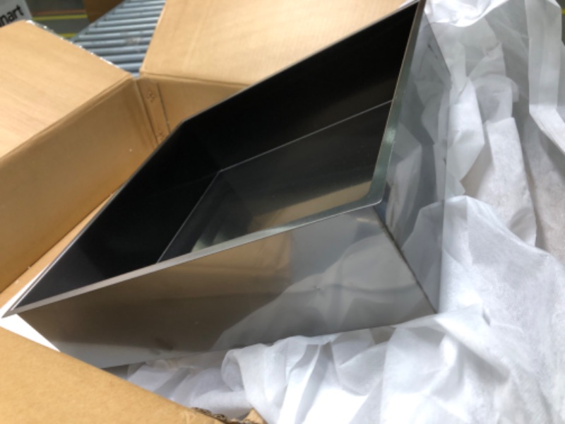 Photo 1 of 16 Inches Black Stainless Steel Bathroom Shower Niche, Luckyhorse 16"x16"x4" Wall Inserted Rectangular Recessed Bathroom Niche, Recessed Shower Niche Shelf for Bathroom Storage LHSN161604H