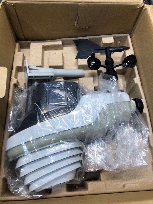Photo 1 of AcuRite Atlas Weather Sensor, White ***USED**** ****FOR PARTS ONLY**ALL SALES ARE FINAL NO RETURNS***** 