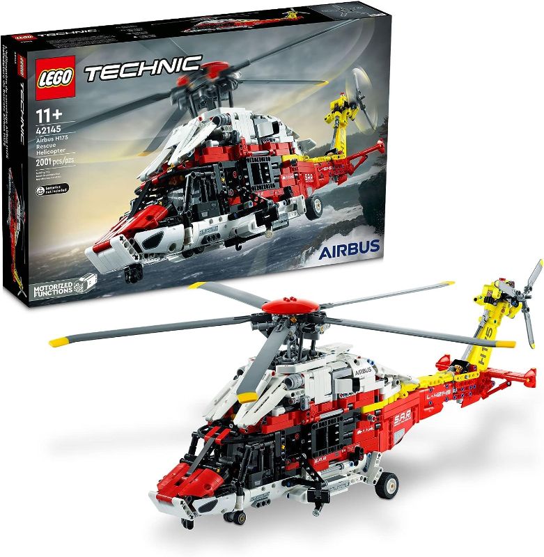 Photo 1 of LEGO Technic Airbus H175 Rescue Helicopter 42145 Building Toy Set for Kids, Boys, and Girls Ages 11+ (2,001 Pieces)
