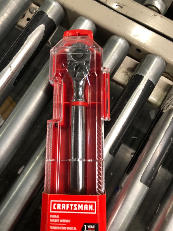 Photo 1 of CRAFTSMAN Digital Torque Wrench, SAE, 1/2-Inch (CMMT99436)