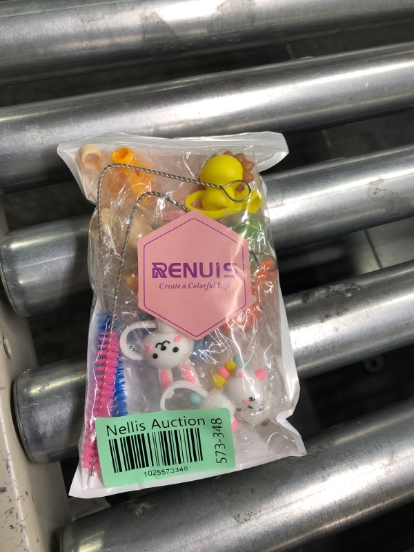 Photo 1 of 12Pcs Cute Animal Straw Covers Cap,RENUIS Reusable Silicone Straw Toppers,Portable Straw Protectors Dust-Proof Drinking Straw Tips Lids for 6-7mm Small Straws,Straw Caps Plug Decoration
