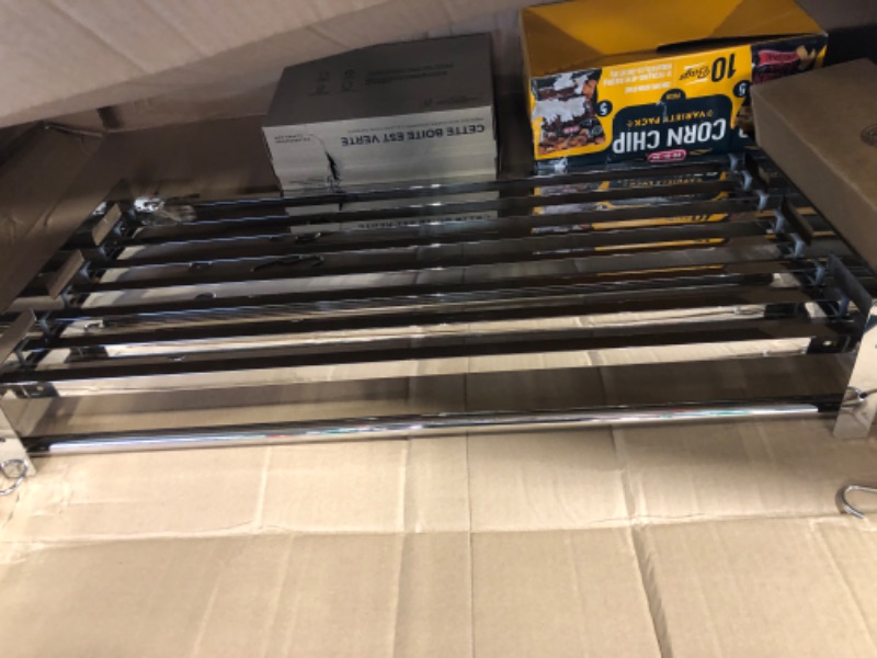 Photo 1 of 30 Inch Stainless Steel Wall Shelf Microwave Oven Bracket Metal Shelving Heavy Duty Commercial or Household Grade with Fixing Kit Microwave Support Load 120lb/55kg (Width 30 in)
