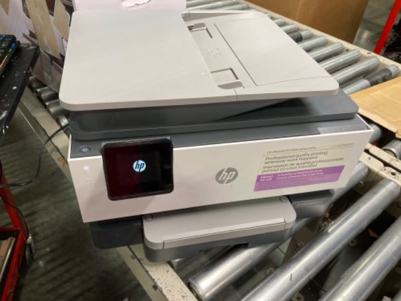 Photo 3 of HP OfficeJet Pro 9125e All-in-One Printer, Color, Printer-for-Small Medium Business, Print, Copy, scan, fax, Instant Ink Eligible; Print from Phone or Tablet; Touchscreen; Smart Advance Scan;
