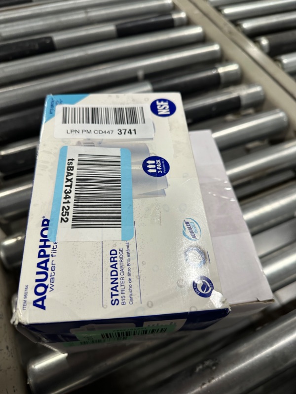 Photo 2 of AQUAPHOR B15 Water Filter Cartridge I 3 cartridges I Filters limescale & chlorine & heavy metals I AQUALEN Technology I For better food & drink I Protects kitchen appliances I 45 Gallons per filter up to 136 Gallons (Pack of 3)