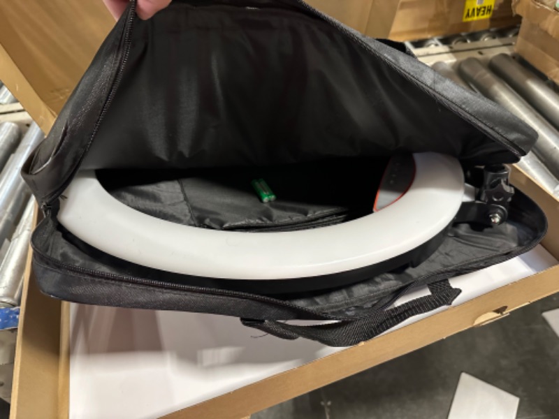 Photo 1 of 22" LED Ring Light, with 75" Tripod/Touch Screen/Wireless Remote, Adjustable 3000K-6500K Color Temperature, for YouTube Facebook Live TikTok Video Recording Vlog