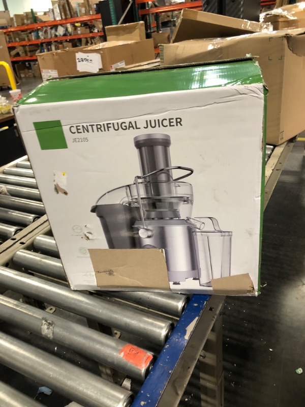 Photo 1 of 1300W GDOR Juicer Machines Plus with Larger 3.2” Feed Chute, Titanium Enhanced Cut Disc Centrifugal Juice Extractor 2.0, Full Copper Motor Heavy Duty, for Whole Fruits, Veggies, Dual Speeds, BPA-Free