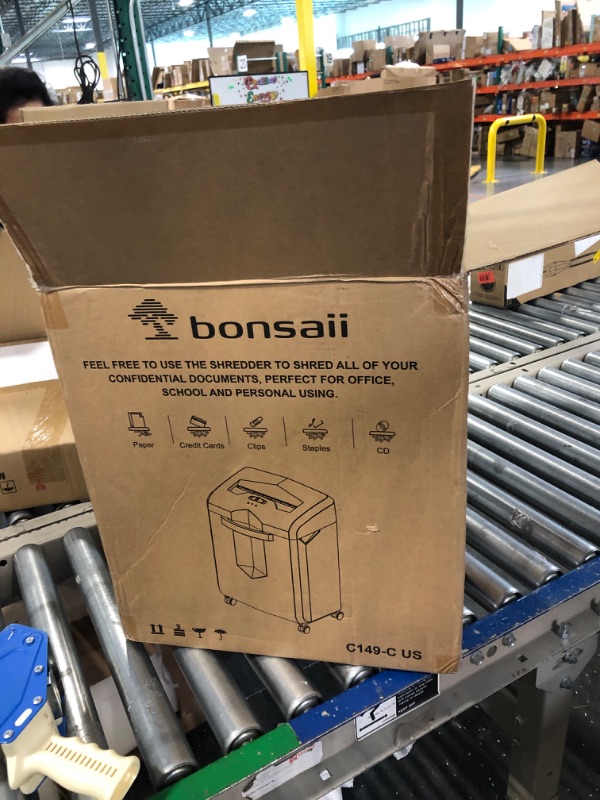 Photo 3 of Bonsaii C149-C Shredder and 24-Pack Lubricant Sheets