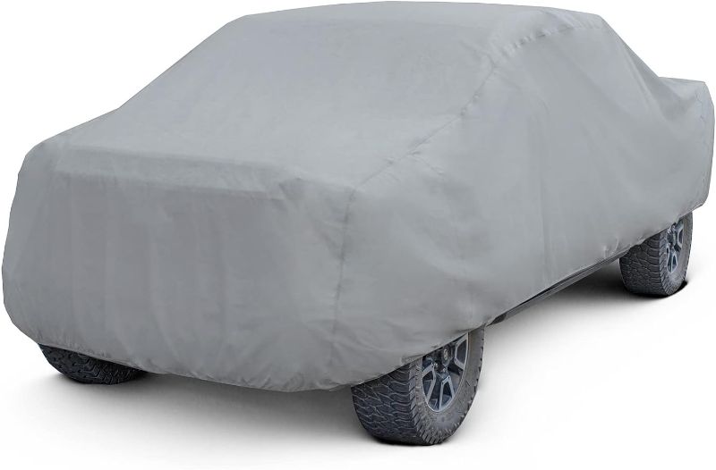 Photo 1 of Leader Accessories Basic Guard Pick Up Truck Cover Breathable Indoor Use and Limited Outdoor Use Up to 249" Basic Guard-Grey 3-Truck Up To 249''L