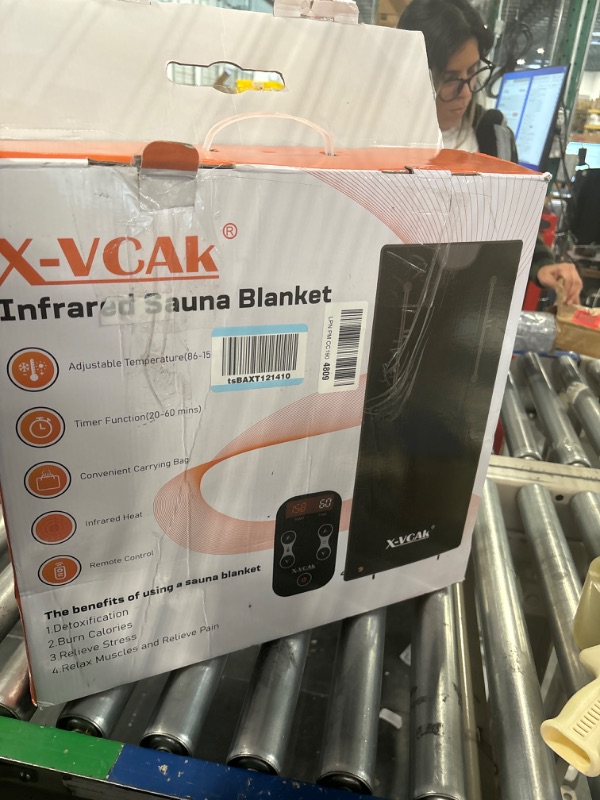 Photo 3 of 
X-Vcak Upgraded Sauna Blanket for Detoxification, Portable Far Infrared Sauna Blanket for Home, Remote Control Sauna Blanket, 95-185?, 0-60 Minutes Timer