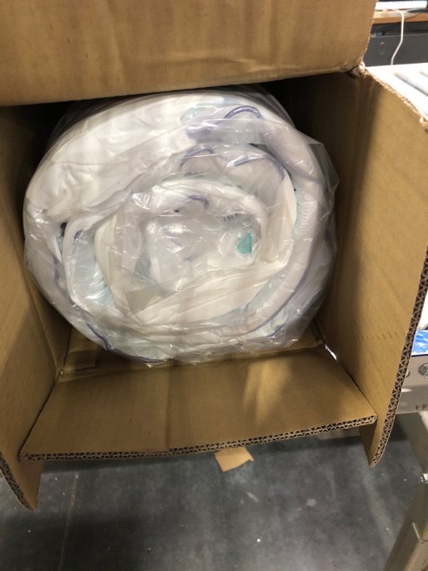 Photo 1 of ABENE 4 Inch Dual Layer Memory Foam College Dorm Mattress Topper Twin XL, 2 Inch Cooling Gel Memory Foam Plus 2 Inch Down Alternative Pillowtop Mattress Pad with Bedside Pocket, Support for Back Pain Twin XL White