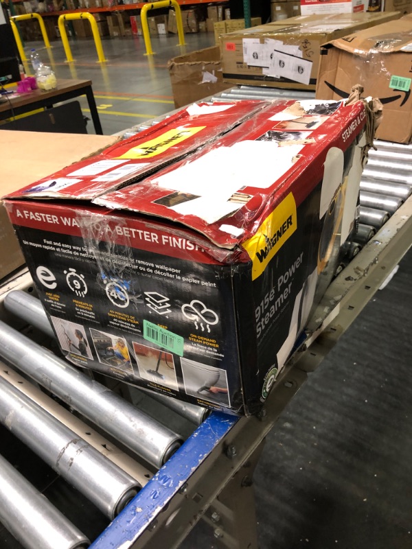 Photo 1 of **MISSING PIECES** Wagner Spraytech 0282014 915e On-Demand Steam Cleaner & Wallpaper Removal, Multipurpose Power Steamer, 18 Attachments Included (Some Pieces Included in Storage Compartment) 915 Steam