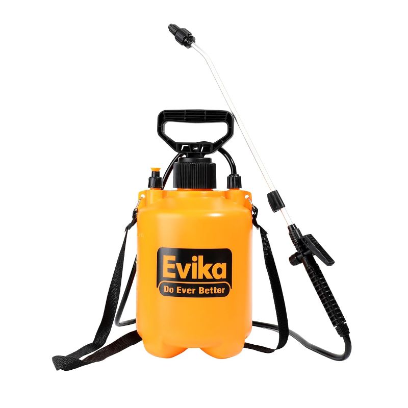 Photo 1 of 1.0 Gallon Pump Sprayer in Garden and Lawn, Pressure Sprayer with Safety Valve, Perfect for Spraying Plants, Weed Mist, Home Cleaning