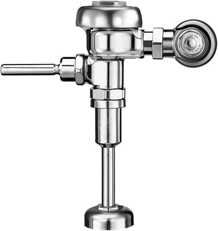 Photo 1 of 
Sloan Regal 186 Exposed Manual Urinal Flushometer, 1.0 GPF Manual Flush Valve - Single Flush Non-Hold-Open Handle, Fixture Connection Top Spud, Polished.