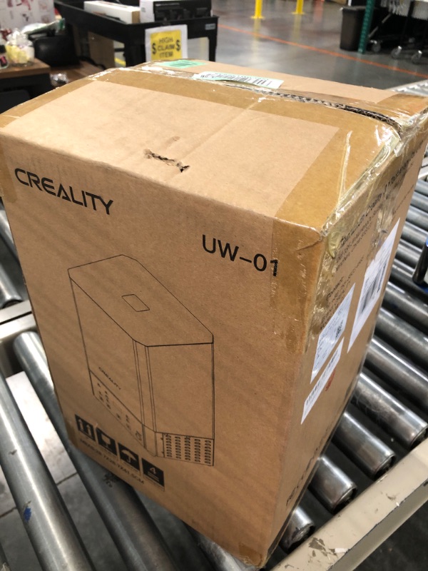 Photo 1 of Creality Wash and Cure Station UW-01 2 in 1 Machine for Creality Resin 3D Printer UV Curing Rotary Box Bucket for LCD/DLP/SLA Washing Size 7.48x6.06x7.87 inches