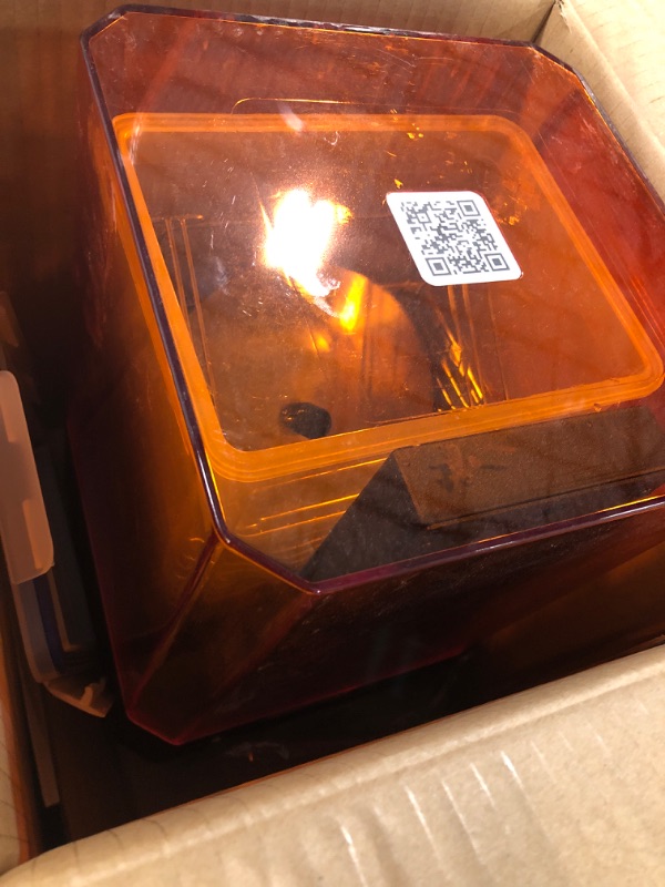 Photo 1 of Creality Wash and Cure Station UW-01 2 in 1 Machine for Creality Resin 3D Printer UV Curing Rotary Box Bucket for LCD/DLP/SLA Washing Size 7.48x6.06x7.87 inches