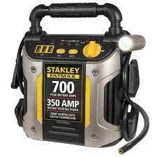Photo 1 of 

Stanley fat max 700 pick battery a.m. PS 350 AM P instant starting power jam starter with 120 PSI compressor