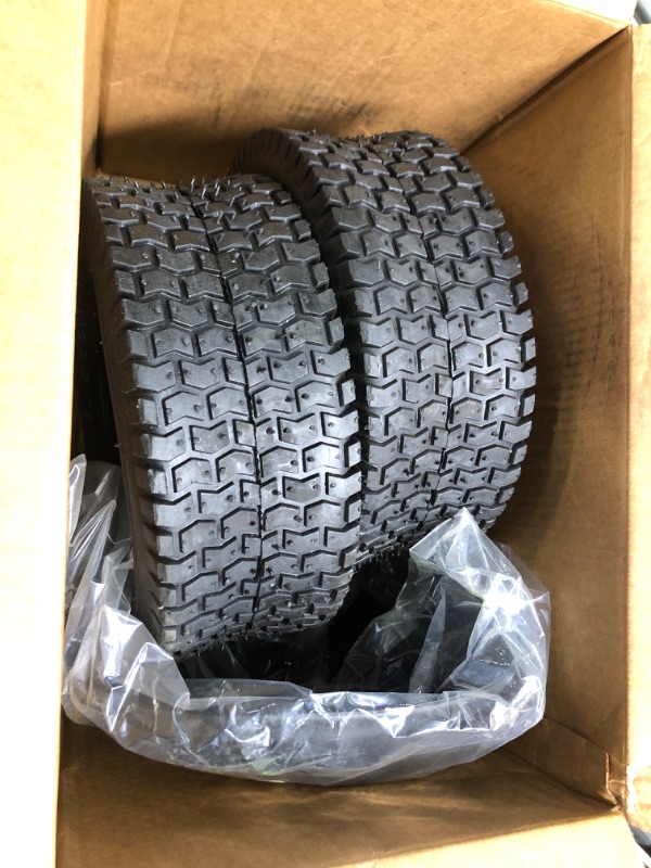 Photo 3 of (2-Set) AR-PRO Replacement 13x5.00-6 Tire and Inner Tube Sets for Razor Dirt Quad Versions 1-18 - Compatible with Yerf Dog, Motovox, and More - Also Compatible with Yard Tractors and Hand Trucks