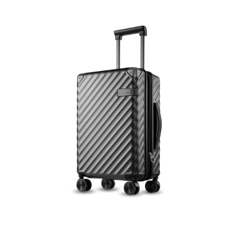 Photo 1 of 
LUGGEX Carry On Luggage 22x14x9 Airline Approved - 35L Polycarbonate Expandable Hard Shell Suitcase with Spinner Wheels (Black, 20 Inch)