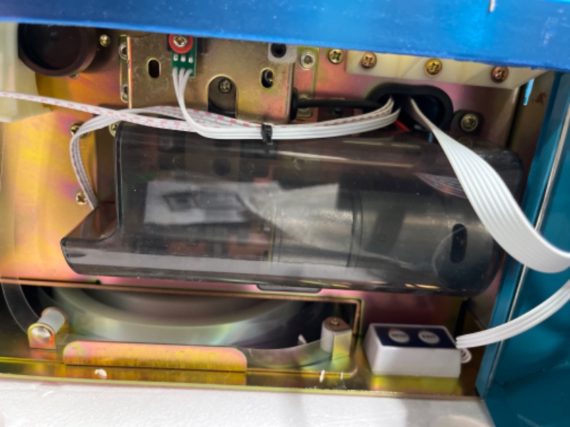 View 7 of missing cord, unable to test***Electric OPP Film Strapping Machine High-Efficiency Automatic Banding Tool for Supermarket Vegetables 110V Easy to Install Suitable for Various ObjectsB09XV6J38F