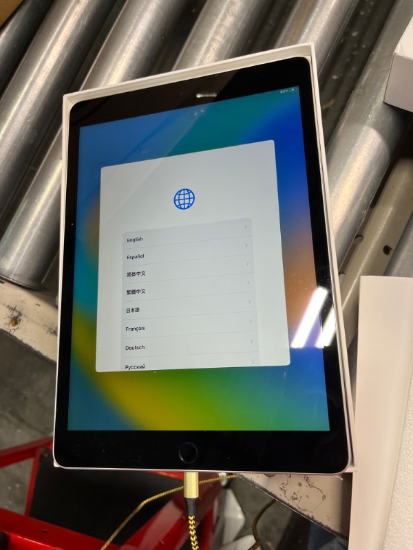 Photo 1 of Apple iPad (9th Generation): with A13 Bionic chip, 10.2-inch Retina Display, 256GB, Wi-Fi, 12MP front/8MP Back Camera, Touch ID, All-Day Battery Life – Silver WiFi 256GB Silver