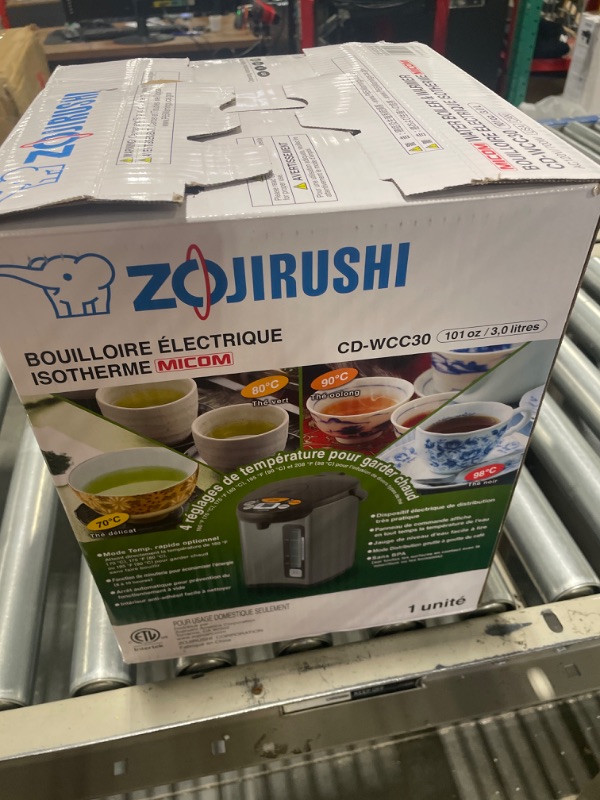 Photo 2 of Zojirushi CD-WCC30 Micom Water Boiler & Warmer