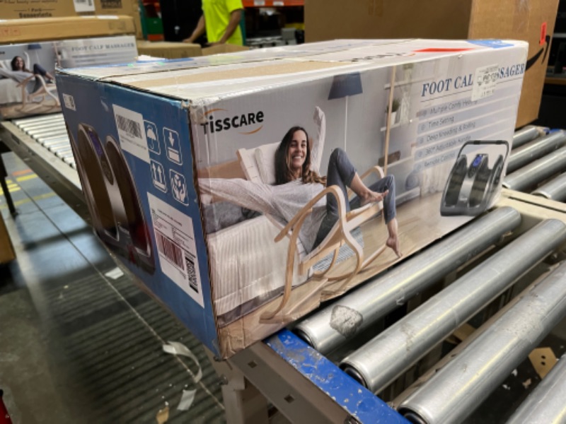 Photo 1 of TISSCARE Shiatsu Massage Foot Massager Machine - Improves Blood Flow Circulation, Deep Kneading & Tissue with Heat /Remote, Neuropathy, Plantar Fasciitis, Diabetics, Pain Relief Upgrade Gray