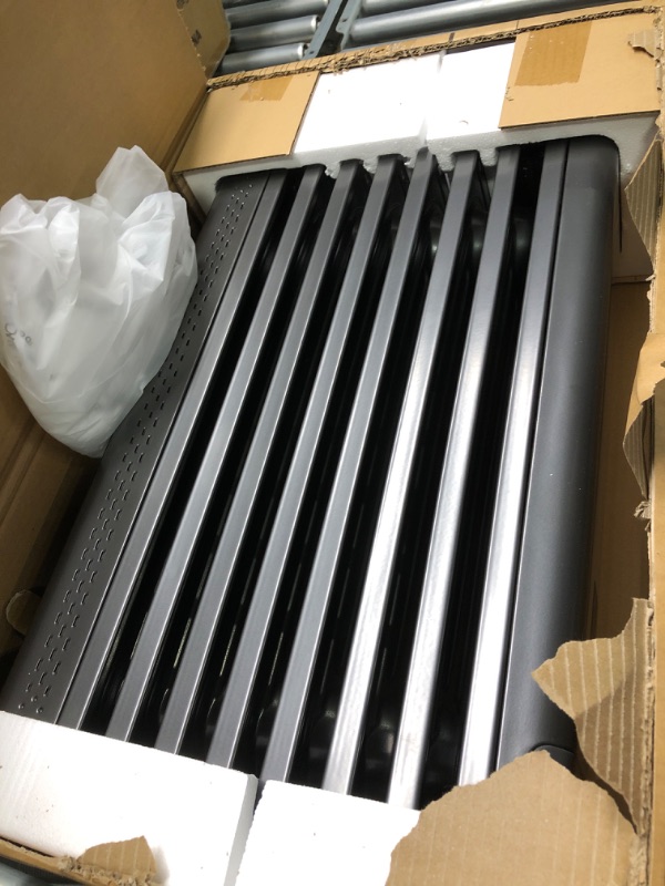 Photo 3 of **New Open**Dreo Radiator Heater, 1500W Portable Space Oil Filled Heater with Remote Control, 4 Modes, Overheat & Tip-Over Protection, 24h Timer, Quiet, Large Space, Anti-scald Handle, Large Carpet Caster, Indoor Space Gray