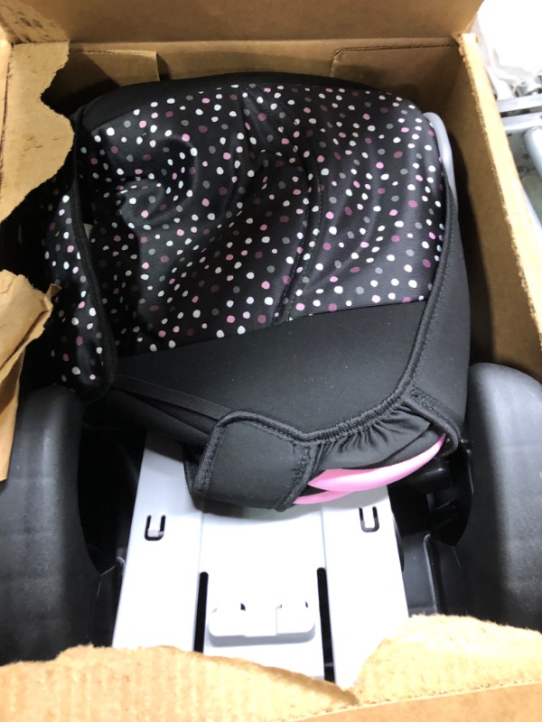 Photo 3 of Disney Baby Pronto! Belt-Positioning Booster Car Seat, Belt-Positioning Booster: 40–100 pounds, Minnie Dot Party