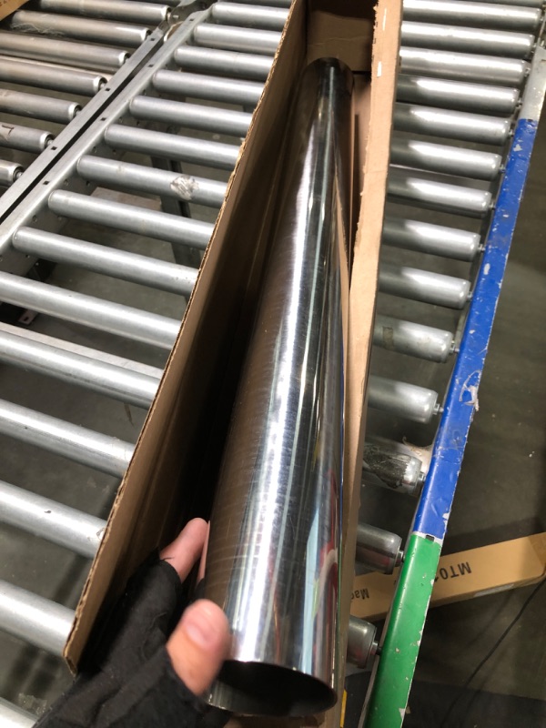 Photo 1 of FGJQEFG 3 Inch Straight DIY Custom Mandrel Exhaust Pipe Tube Pipe, 30 Inch Length, 3'' OD Mandrel Straight Pipe, T304 Stainless Steel, Universal Fitment - 1PC 3''OD-Straight-30''-1PC
