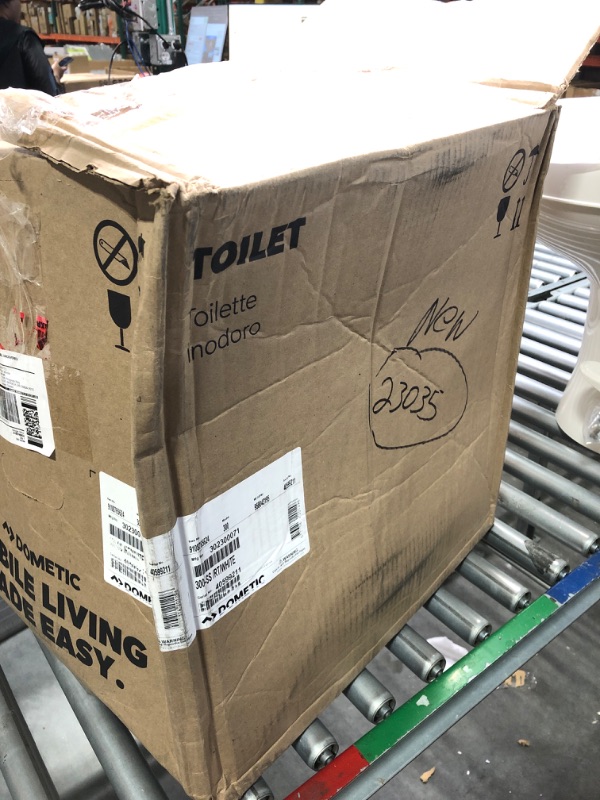 Photo 1 of Dometic 300 Series Standard Height Toilet, White Standard Height White