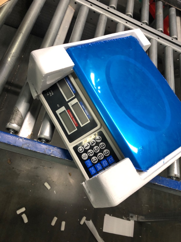 Photo 1 of Electronic Price Computing Scale 66 LB Computing Commercial Food Meat Produce Electronic Counting Weight Lb/g/Kg with Large Display and Rechargeable Battery 66lb-A