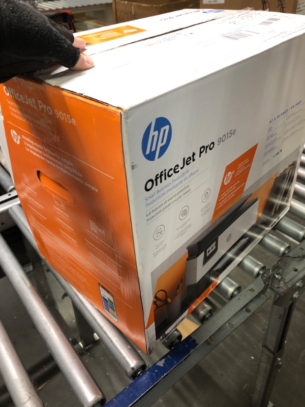 Photo 2 of **like New**HP OfficeJet Pro 9015e Wireless Color All-in-One Printer with bonus 6 months Instant ink with HP+ (1G5L3A),Gray