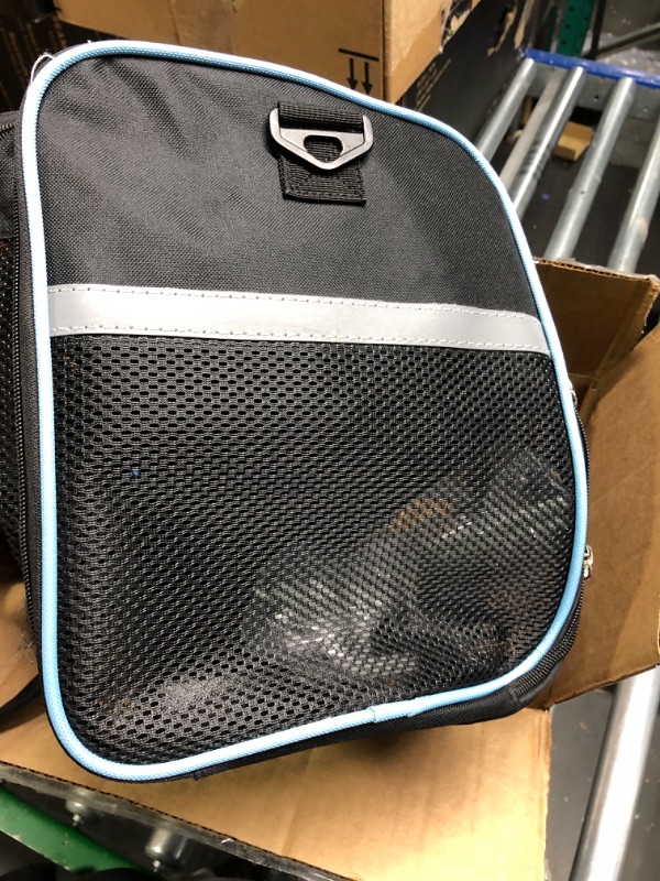 Photo 3 of **Used**SERCOVE Frame Soft Surface pet Carrier, cat, Dog and Rabbit Airline-Approved pet Transport Carrier, Non-Collapse Deformation and Safety Special Zipper Hook Design. Medium Black(1028)